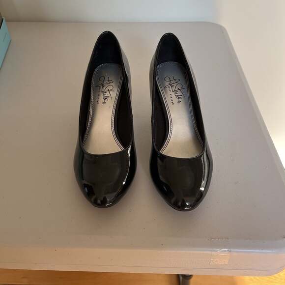 Life Stride Parigi Black Patent Leather Pumps Heels - Picture 1 of 4